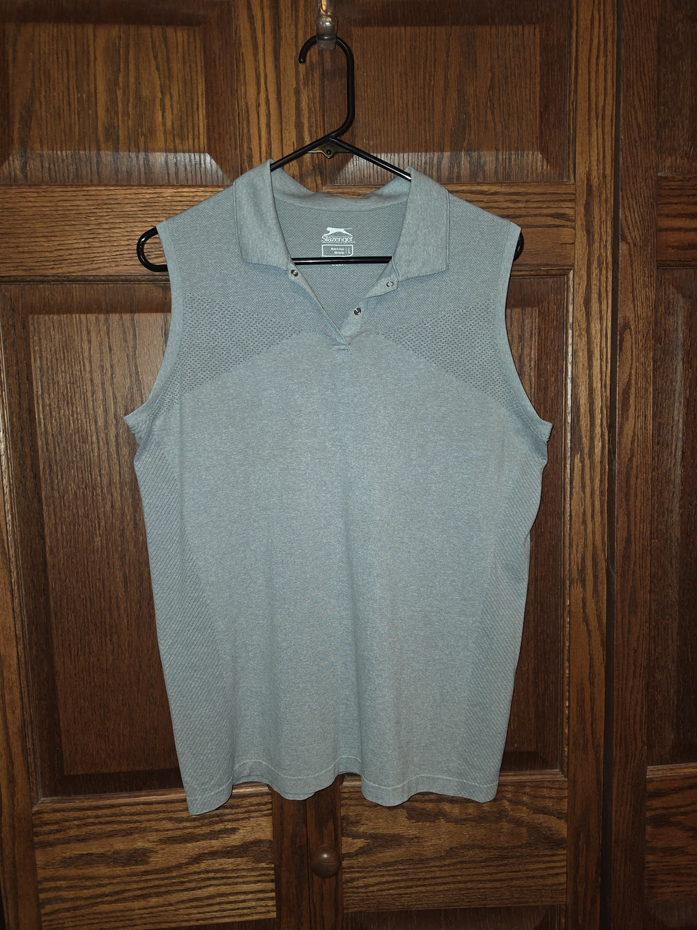 Slazenger Women's Sleeveless Polo - Heather Gray